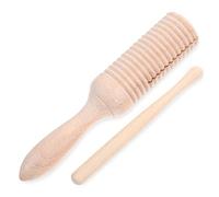Gatuida Guiro de Madera para Instrumento de Percusión Educativo para Desarrollo Musical y Rítmico Juguete para Niñas para Potencial Musical y Comunicación Familiar