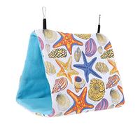 Gatuida Hamaca Colgante para Mascotas Pequeñas Cálida De Algodón Forma Triangular 17x11x13 Cm para Hámster, Pájaros y Loros Uso Invierno Dormitorio