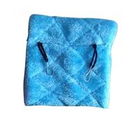 Gatuida Hamaca para de Felpa Gruesa Cueva Colgante Cálida y Cómoda Azul Cama para Dormir Mascotas y Refugio Seguro para Pájaros Domésticos