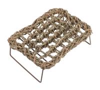 Gatuida Hamaca para Reptiles con Base Antideslizante Cama Colgante Transpirable de Fibras Naturales para Dragones Barbudos y Lagartos Terrarios Accesorio Cómodo y Fácil de Limpiar