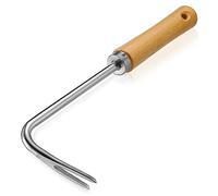 Gatuida Herramienta Manual de Deshierbe con Mango de Madera Extractor de Hierbas Portátil para Jardín Herramienta de Jardinería Eficaz para Quitar Malezas y la Eficiencia