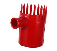 Gatuida Herramienta para Cosecha Manual de Frutas Plástico Duradero Cucharón para Recolección de Arándanos y Pequeñas Frutas Jardinería Exterior Fácil Limpieza Roja