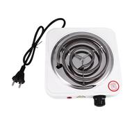 Gatuida Hornillo Eléctrico de Bobina Ajustable 1000w, Estufa Eléctrica Pequeña de Acero, Control de Temperatura, para Uso Doméstico y Viajes, Quemador Portátil de Sobremesa