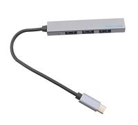 Gatuida Hub Micro Puerto De Alimentación USB Oficina Concentrador USB Divisor Adaptador De Ordenador Portátil Adaptador C Conector De Dispositivo Carga De Puerto Aleación