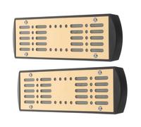 Gatuida Humidificador de Caja Rectangular Metálico Dorado para Cigarros, 2 Unidades, Dispositivo Portátil de Conservación de Humedad para Viaje, Herramienta para Mantener Frescura