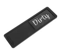 Gatuida Imán Señalizador para Lavavajillas Doble Cara, Letrero Magnético Limpio y Sucio, Accesorio Cocina Negro, Fácil Uso, para Organización y Limpieza en Hogar