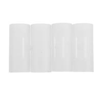 Gatuida Inserto Antideslizante para Soporte de Ducha Redondo 25 Mm, Funda de Plástico para Tubo de Ducha, Manguito de Reparación para Cabezal Fijo, 4 Piezas, Accesorios para Baño