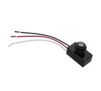 Gatuida Interruptor Automático con Sensor Fotoeléctrico para Luz Exterior Control - Protección contra Sobrecarga Resistente Condiciones Climáticas para Alumbrado y Jardines