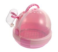 Gatuida Jaula Portátil para Pájaros y Loros Asa Desmontable, Ventilación Óptima, Base Metálica Galvanizada, Tamaño Pequeño para Viaje y Transporte Cómodo De Aves Pequeñas