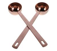 Gatuida Juego de 2 cucharas medidoras de café de Acero Inoxidable - Cuchara medidora de 10 ml para café molido - de Metal para repostería y Polvos, de Matcha para Cocina