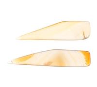 Gatuida Juego de 2 Herramientas de Ágata para Pulir y Mantenimiento de Joyas de Oro y Plata Cuchillo de 7 CM para Pulido de Anillos y Pulsera Accesorio Profesional para Cuidado de