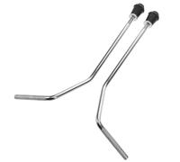 Gatuida Juego de 2 Patas Ajustables para Batería y Bombo de Aleación de Aluminio Soporte Estable y Altura Regulable para Actuaciones y Giras