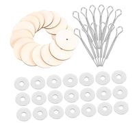 Gatuida Juego De 20 Articulaciones para Manualidades De Muñecas Tamaños De Figuras De Nuestras Muñecas Suministros Surtidos Accesorios para Articulaciones De Muñecas Caseras Pasador