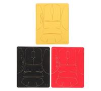 Gatuida Juego de 3 Pegatinas Antideslizantes para ratón - Accesorios para Juegos, Cinta Antideslizante antisudor para ratón inalámbrico - Almohadilla Protectora