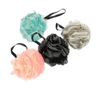 Gatuida Juego De 4 Esponjas Exfoliantes De Baño 50g Pelota Suave De Pe Multicolor Para Limpieza Corporal Uso Diario Diseño Práctico Para Baño