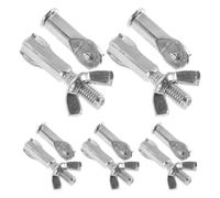 Gatuida Juego de 5 Juegos de Pernos y Tuercas de Acero para Marco de Herramienta Manual Accesorios Resistentes para Reparación de Marcos de Herramienta Manual Piezas de Repuesto para