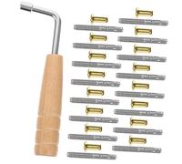 Gatuida Juego De Clavijas De Afinación Para Arpa De Lira, 16 Piezas Llave De Ajuste, Accesorio De Repuesto Duradero Para Instrumentos Musicales De Cuerda, Suministros Profesionales Para Arpa De Lira