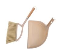 Gatuida Juego de Escoba Portátil de Mano con Mango de Madera y Recogedor Compacto para Limpieza de Escritorio, Sofá y Mesa - Mini Set de Limpieza para Hogar y Oficina, Escoba Pequeña