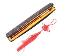 Gatuida Juego de Instrumento de Viento Tradicional Bau Caja de Almacenamiento Portátil de Resina Ligera y Detalles Finos para Acompañamiento de Danza