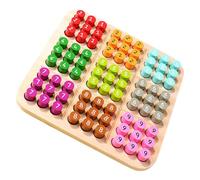 Gatuida Juego de Sudoku de Madera para 4-6 Años, Tablero Compacto y Liviano Cajón Extraíble para Guardar Piezas, Juguete Educativo de Pensamiento Lógico y Matemático, Adecuado para Ocio
