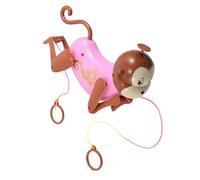 Gatuida Juguete de Arrastre de Mono de Cartoon para Interactivo Sensorial para Educación Temprana para Actividades Interiores y Cumpleaños Atención y Desarrollo Cognitivo