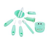Gatuida Juguete de Dentista Simulado para Kit de Educativas de rol para Fiestas y Aprendizaje Incluye Juguetes de Doctor Verde