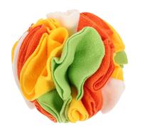 Gatuida Juguete Interactivo para Perros Bola Olfateadora de 15 CM de Vellón Polar Resistente y Masticable Juguete Educativo Entrenamiento para Mascotas Que Oculta Comida para Estimular