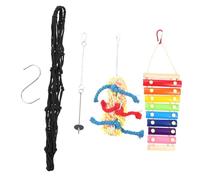 Gatuida Juguete para Mascotas De Ave Juguetes Colgantes para Pollos para Jaulas De Gallinas Que Golpean La Jaula De Pájaros