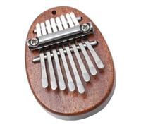 Gatuida Kalimba Mini De Madera y Acero Inoxidable, Piano De Pulgar Portátil De 8 Notas, Instrumento Musical Pequeño Para Principiantes y Niños, Práctica De Piano De Dedos