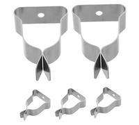 Gatuida Kit De 5 Piezas De Herrajes para Cubiertas De Pozos De Ventana Clips para Exteriores Clips De Acero Inoxidable Cubiertas para Pozos De Ventana Suministros para Jardín