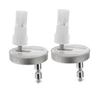 Gatuida Kit de Bisagras para Asiento de Inodoro con Tornillos de Expansión de Acero Inoxidable Fijación Rápida y Duradera para Tapadera Wc Accesorios para Montaje Fácil y Seguro