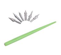 Gatuida Kit de Caligrafía Inglesa Bolígrafo de Inmersión de Madera y Plumillas Intercambiables Set para Iniciación Caligrafía Adecuado para Estudiantes y Práctica de Color Aleatorio