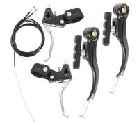 Gatuida Kit de Frenos V con Pinzas y Pastillas Ruido Ligero y Duradero Compatible con Bicicletas Montaña y Carretera Incluye Palanca y Cable de Freno