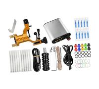 Gatuida Kit De Tatuaje Profesional Rotatorio Completo 1 Unidad Tamaño Mini Para Aprendiz Motor De Tatuaje Ligero Color Plateado Uso En Estudio y Portátil