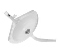 Gatuida Lavabo Compacto de Esquina Blanco, Pequeño Lavabo de Plástico, Ahorra Espacio, Montaje en Pared Estable, para Baños Reducidos y Apartamentos Pequeños