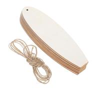 Gatuida Letreros Colgantes de Tabla de Surf de Madera 20 Piezas para Decoración Marítima Adornos DIY sin Terminar Ideales para Fiestas Temáticas y Regalos para Entusiastas 16.2X4.7Cm