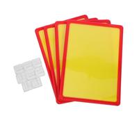 Gatuida Letreros De Estantería Magnéticos Letrero De Pizarra Borrable Seco Soporte Para Carteles Multiusos Para Señalización Almacén y Clasificación Materiales