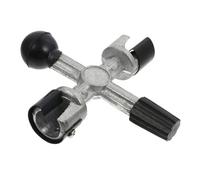 Gatuida Limpiador De Bornes De Batería 4 Vías Raspador y Cepillo para Terminales Herramienta De Reparación para Batería De Coche y Marina Uso Automotriz y Mantenimiento