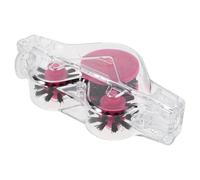 Gatuida Limpiador de Cadenas para Bicicleta Transparente Rosa, Kit de Limpieza Portátil sin Manos Cepillos para Mantenimiento de Ciclismo en Carretera y Montaña, Herramienta para Limpieza