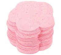 Gatuida Limpiador facial de viaje 30 unidades esponjas faciales en color rosa, eliminan de grasa y humectan, suministros faciales multifunción