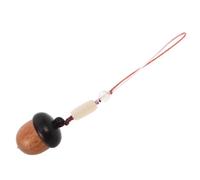 Gatuida Llavero Colgante de Madera con Diseño de Bellota Llavero Creativo para Teléfono y Bolso Accesorio Decorativo Navideño Hecho a Mano Charm Elegante y Funcional
