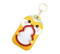 Gatuida Llavero Feng Shui Serpiente con Doble Ranura para Tarjetas Funda de PU Resistente Diseño Chino Moderno para Año y Decoración Festiva