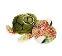 Gatuida Llavero Tortuga de Peluche Pequeño Colgante Decorativo para Bolso y Resistente con Anilla para Llaves Verde