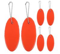 Gatuida Llaveros Flotantes Ovalados para Deportes Acuáticos Llavero de Surf y Barco 6 Piezas Resistentes y Ligeros para Navegación Pesca y Natación Accesorios Decorativos para Llaves