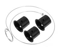 Gatuida Lupa de Clip para Relojeros 4 Lentes de Vidrio 5X 10X 15X y Alambre de Acero Multifuncional para Reparación de Relojes Joyería y Trabajos Detallados Herramienta Precisa