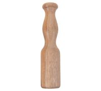 Gatuida Machacador de madera - Prensador de chucrut de 15 cm con mango curvo cómodo | Imprescindible para hacer kimchi casero, conservas, fermentación, tartas en tarros Mason, mazo de cocina