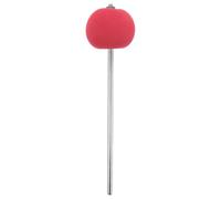 Gatuida Martillo de Pedal de Bombo Reemplazable Rojo Cabeza de Espuma, Batidor de Bajos para Accesorios de Batería, Suministro Profesional para Percusión y Uso en Conciertos
