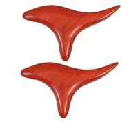 Gatuida Masajeador de Madera Corporal 2 Piezas Palo de Masaje Varilla de Masaje para Puntos Gatillo Alivio Muscular Terapia Relajante para Espalda Cuello Brazos