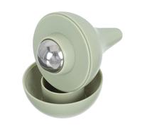 Gatuida Masajeador de Ojos Rodillo Frío Verde de Abs y Acero Inoxidable, Compacto y Portátil para Rejuvenecer el Contorno de Ojos y Reducir Ojeras en Trabajadores de Oficina