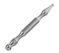 Gatuida Masajeador de Tejido Profundo Varilla de Masaje de Acero Inoxidable 1 Unidad Herramienta de Masaje Corporal Portátil para Puntos de Presión y Relajación Muscular en Cuello